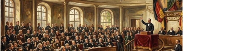 Oil painting: Frankfurt Parliament or Assembly of St