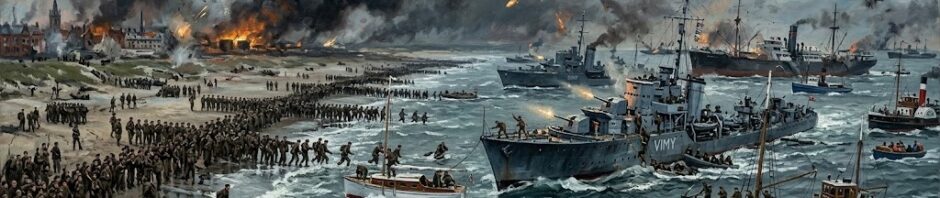 Oil painting: Operation Dynamo — The Dunkirk Evacuation