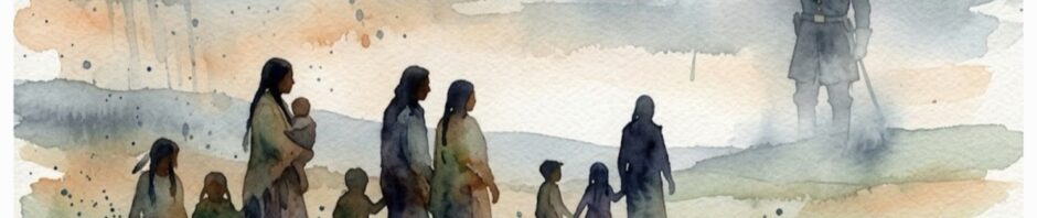 Oil painting: The Indian Removal Act (May 28, 1830)